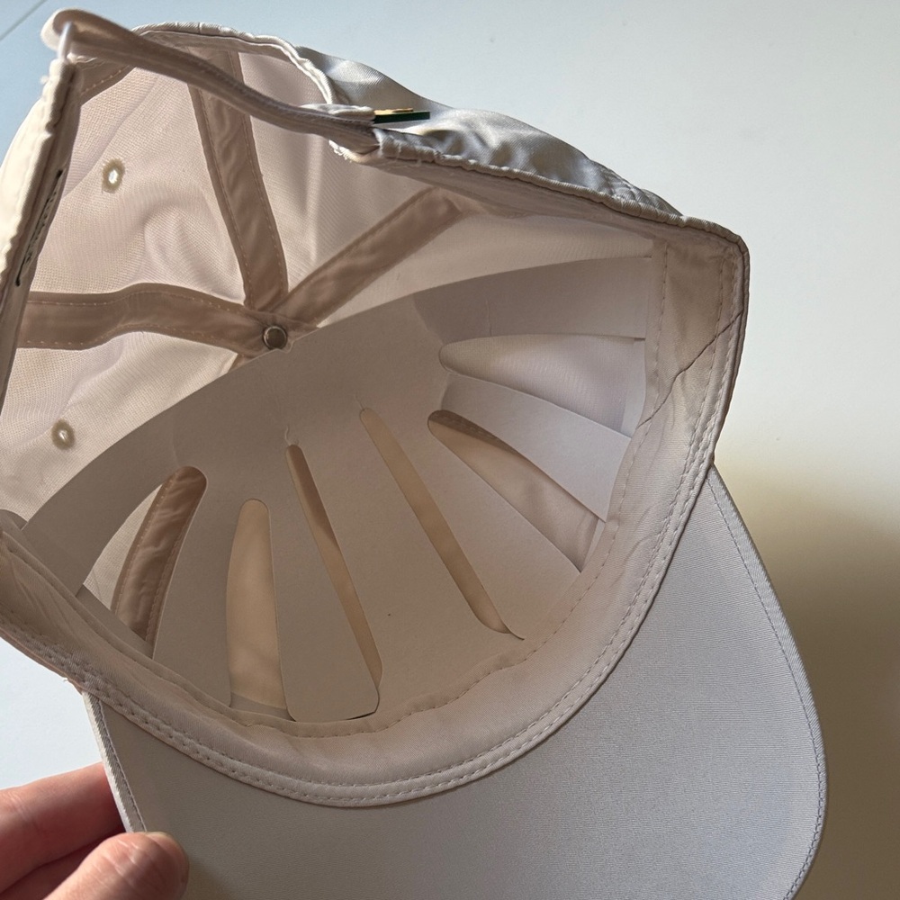 Rolex White Cap with Gold & Green Logo - Picture 7 of 7